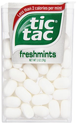 Tic Tac Mints, Freshmints Singles, 1 oz. (Pack of 12)