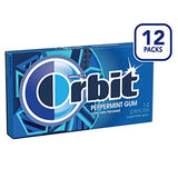 Wrigley's Orbit Gum, Peppermint, 14 count,  (Pack of 36)