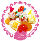 Fruit Filled Bon Bons by The Nile Sweets - 16 oz Hard Candy with Soft & Chewy Interior - Variety Pack of Strawberry, Cherry, Pineapple, Orange & Lemon Flavors