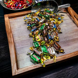 Arcor Assorted Toffee Chews-1.5 lbs Chewy Toffee Candy-Individually Wrapped Assortment of Delicious and Flavorful Vanilla, Chocolate, Coffee, Rum, and Mint Flavors(24 oz)