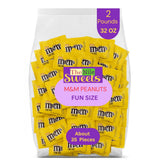 Milk Chocolate Peanut M&Ms Fun Sized Individual Bags - Bulk Milk Chocolate Bulk Filler Candies - Candy for Parties and Holidays by The Nile Sweets