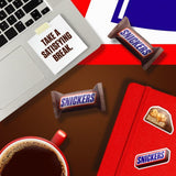 Snickers Fun Size Candy Bars - Individually Wrapped Chocolate Candy Bars - Bulk Snickers Candy Bars - Milk Chocolate, Peanut and Caramel Snickers Bars - Bulk Candy (Pack of 65)