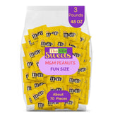 Milk Chocolate Peanut M&Ms Fun Sized Individual Bags - Bulk Milk Chocolate Bulk Filler Candies - Candy for Parties and Holidays by The Nile Sweets