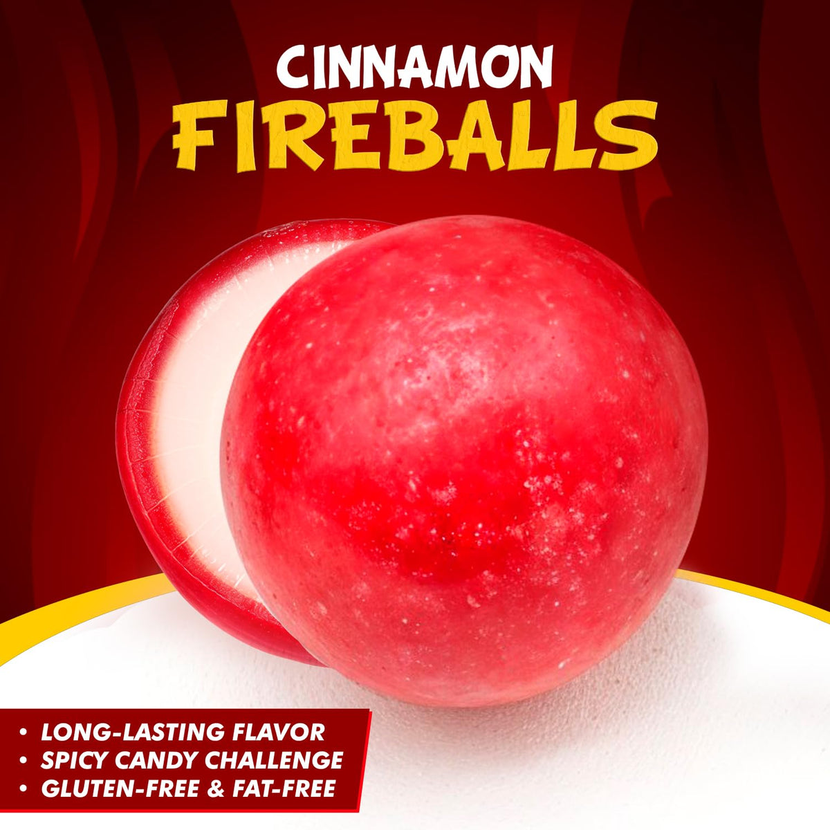 Fireball Candy – in Bulk Resealable Bag, Hot & Spicy Cinnamon Hard ...