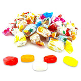 Fruit Filled Bon Bons by The Nile Sweets - 16 oz Hard Candy with Soft & Chewy Interior - Variety Pack of Strawberry, Cherry, Pineapple, Orange & Lemon Flavors