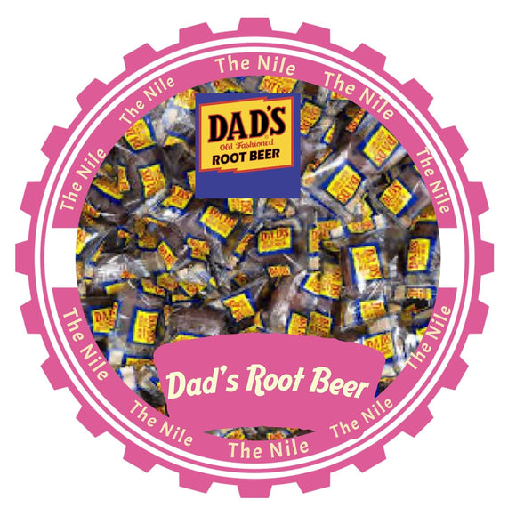 Dad's Root Beer Barrels - Washburn Hard Old Fashioned Candy Individually Wrapped, 4 LB Bulk Candy nostalgic