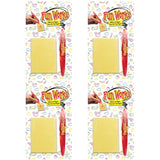 Edible Paper and Pen, 4 PACK Individually Wrapped Pen Paper TikTok Trend Items,Christmas Candy Bulk