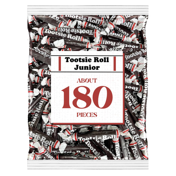 Tootsie Roll Juniors - 4 Pound Bulk Pack - Nostalgic Individually Wrapped Chewy Taffy Candy