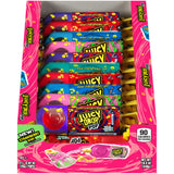 Juicy Drop Sweet & Sour Lollipop Variety Party Pack - 21 Count Sweet Lollipop Suckers & Sour Gel in Assorted Fruity Flavors - Fun Sour Candy For Birthdays And Parties - Sour Candy Variety