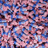 Flag Tootsie Rolls - 2 LB - Patriotic Candy - Red White and Blue Candy - Perfect for Fourth of July - ABOUT 133 PICES-2 Pounds