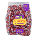 Sugar Free Cinnamon Hard Candy Discs -Bag Individually Wrapped Keto And Diabetic Friendly Cinnamon Flavored Gourmet Candies