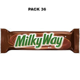 MARS MILKY WAY Milk Chocolate Singles Size Candy Bars 1.84-Ounce 36-Count Box
