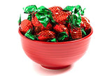 Strawberry Hard Candy - 5 Pounds - Strawberry Bon Bons - Strawberry Filled Hard Candies - Classic Hard Candy - Red Candy