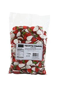 Kervan Gummy Candy, Foam Bottom Strawberry Gummi Candy Bulk Bag, 5 Pound