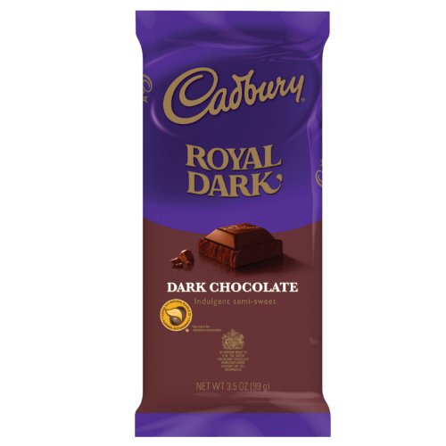 CADBURY ROYAL DARK Chocolate Bar, 3.5 Ounce Package (Pack of 14)