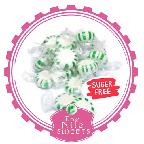 The Nile Sweets Sugar Free Spearmint Starlight Hard candies