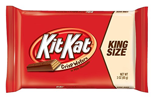 KIT KAT Chocolate KING  Candy Bars, Crisp Wafers in Milk Chocolate, 3-Ounce Bars (Pack of 24)