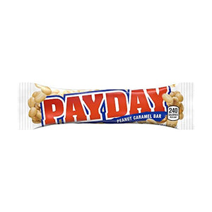 PAYDAY Peanut Caramel Candy Bar, Halloween Candy (Pack of 24)