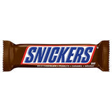 MARS SNICKERS Singles Size Chocolate Candy Bars 1.86-Ounce Bar 48-Count Box