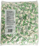 Key Lime Green & White Hard Candy Discs - 5 Lb. Bag