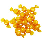 Butterscotch Hard Candy - Bulk Candy - 4 Pounds- Individually Wrapped Candy - Butterscotch Discs Buttons -