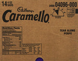 CARAMELLO Chocolate Candy Bar, Milk Chocolate Filled with Caramel, 4 Ounce Package (Pack of 14)