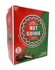 Pearson's Nut Goodie Bar |Pack of 24 Loaded with Roasted Peanuts, Real Milk Chocolate, and Delicious Maple Nougat |  - 1.75 oz. Peanut Cluster Bars