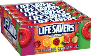LifeSavers 5 Flavor Hard Candy ( 3 Pack of 20)  60 TOTAL
