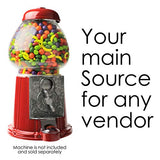 Nitwitz Bulk Candy - Hard Candy for Kids - 2 Lb Fruit Shape Candy - Party Favor Candy - Colorful Candy for Vending - Assorted Candy for Candy Machine - Vendor Machine Candy Refill