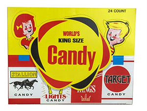 THREE  World Confections Candy Cigarettes, (  3X Pack of 24) 72 CT