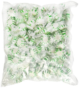 Quality Candy Spearmint Starlights - 2 Lb Bag