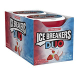 ICE BREAKERS Duo Sugar Free Mints, Strawberry, 1.3 Ounce (Pack of 8)