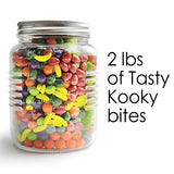 Nitwitz Bulk Candy - Hard Candy for Kids - 2 Lb Fruit Shape Candy - Party Favor Candy - Colorful Candy for Vending - Assorted Candy for Candy Machine - Vendor Machine Candy Refill