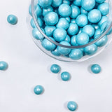 Large 1 Light Blue Shimmer Gumballs - 2 Pound Bags - About 120 Gumballs Per Bag - by The Nile Sweets