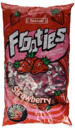 Tootsie Roll Strawberry Frooties - 360 Pack,38.8OZ