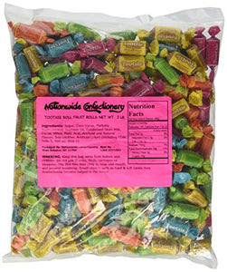 Tootsie Rolls Assorted Fruit Rolls 3 pounds (48 ounces) By :The Nile Sweets