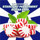 Starlight Peppermint Sugar Free Hard Candy - 2 Pounds Approx 150 - Sugar Free Candy, Peppermint Candy - Bulk Candy Individually Wrapped - Christmas Candy Bulk- Ideal for Holiday Season