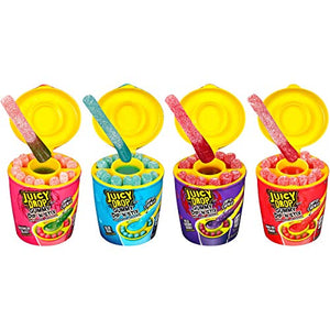 Juicy Drop Gummy Dip 'N Stix, Sweet Gummy Sticks w Sour Dipping Gel, 3.4 Oz (Pack of 8)