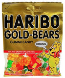 Haribo Gummi Candy, Original Gold-Bears, 5-Ounce Bags (Pack of 12)