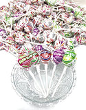 Charms Blow Pops Lollipops 3 LB Bulk Suckers Assorted Candy 5 Flavors Cherry Watermelon Grape Sour Apple Strawberry Filled With Bubble Gum Individually Wrapped