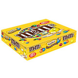 MARS M&M'S Peanut Chocolate Candy Singles Size Pouches 1.74-Ounce Pouch 48-Count Box