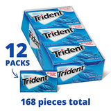 Trident Original Flavor Sugar Free Gum, 12 Packs of 14 Pieces (168 Total Pieces)