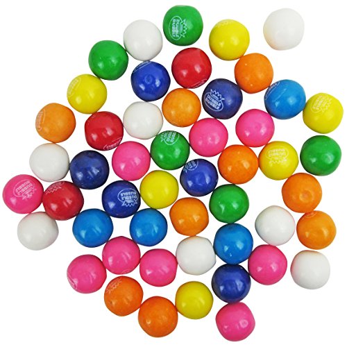 Dubble Bubble Gumballs - Apx. 240 Gumballs - 4 Pounds - Gumballs Refill - Gumballs 1 Inch - Bulk Candy