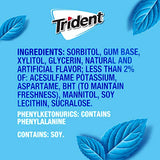 Trident Original Flavor Sugar Free Gum, 12 Packs of 14 Pieces (168 Total Pieces)