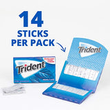 Trident Original Flavor Sugar Free Gum, 12 Packs of 14 Pieces (168 Total Pieces)