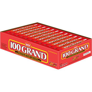 Nestle 100 Grand Chocolate Candy Bars, 1.5-Ounce Bars (Pack of 36)