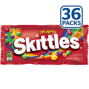 Skittles Original Candy, 2.17 ounce (36 Single Packs)