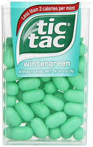 Tic Tac Mints, Wintergreen Singles, 1 oz. (Pack of 12 TO 48)