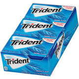 Trident Original Flavor Sugar Free Gum, 12 Packs of 14 Pieces (168 Total Pieces)