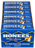 Ambrosoli Honees Milk & Honey Filled Drops, 1.50-Ounces Bars (Pack of 24)